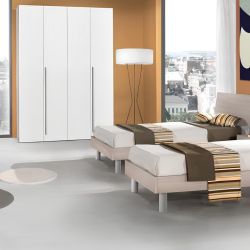 Alice kids cameretta con armadio 4 ante e 2 letti